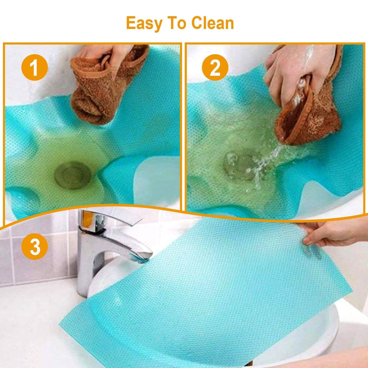 2-Pieces: Easy Clean Fridge Pads Kitchen Storage - Tophatter Daily Deals