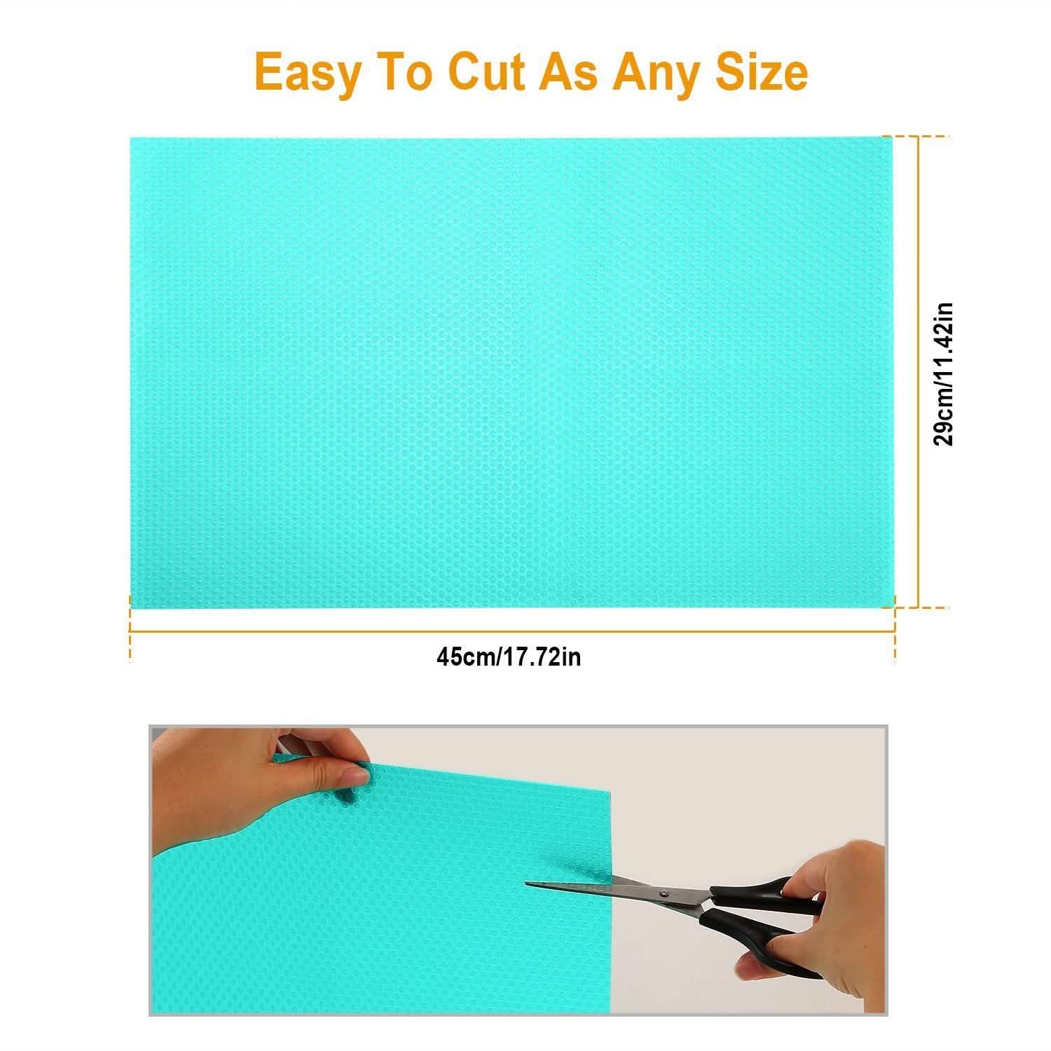 2-Pieces: Easy Clean Fridge Pads Kitchen Storage - Tophatter Daily Deals