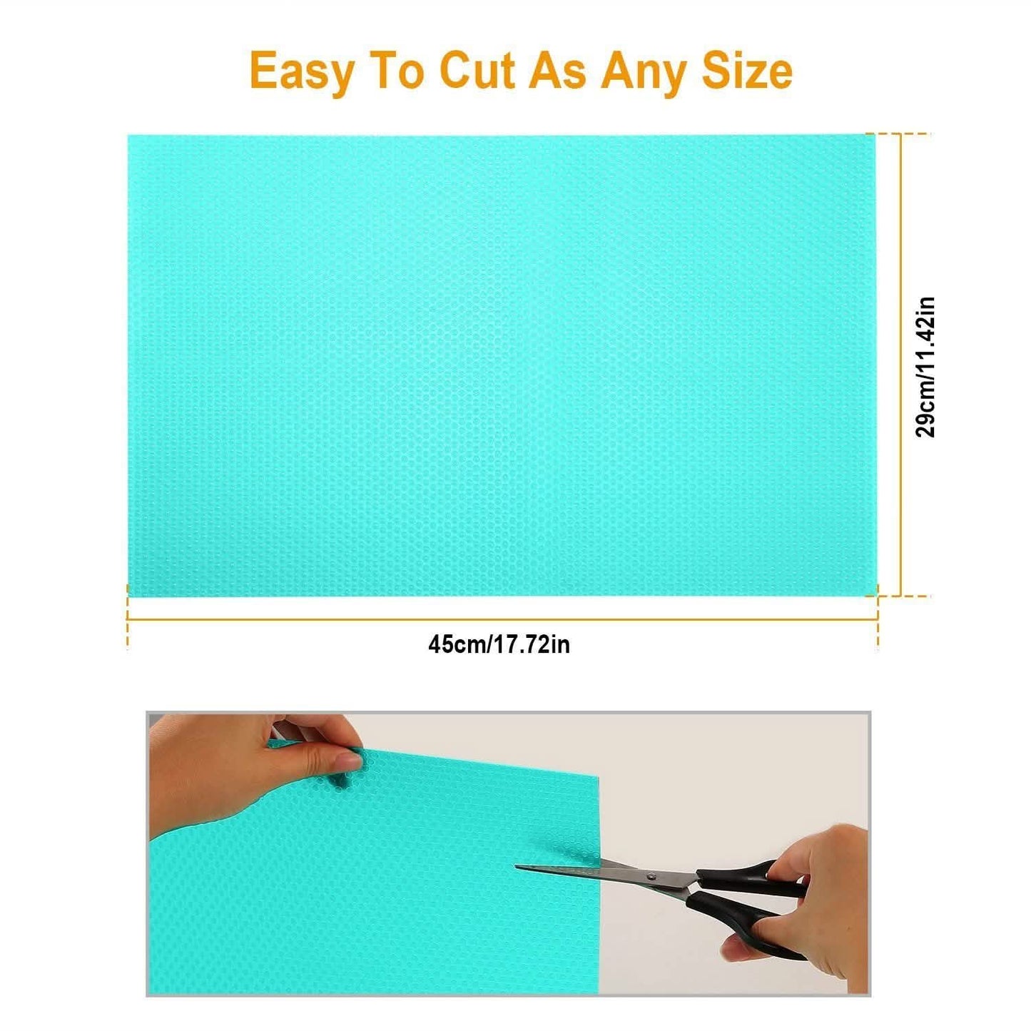 2-Pieces: Easy Clean Fridge Pads Kitchen Storage - Tophatter Daily Deals