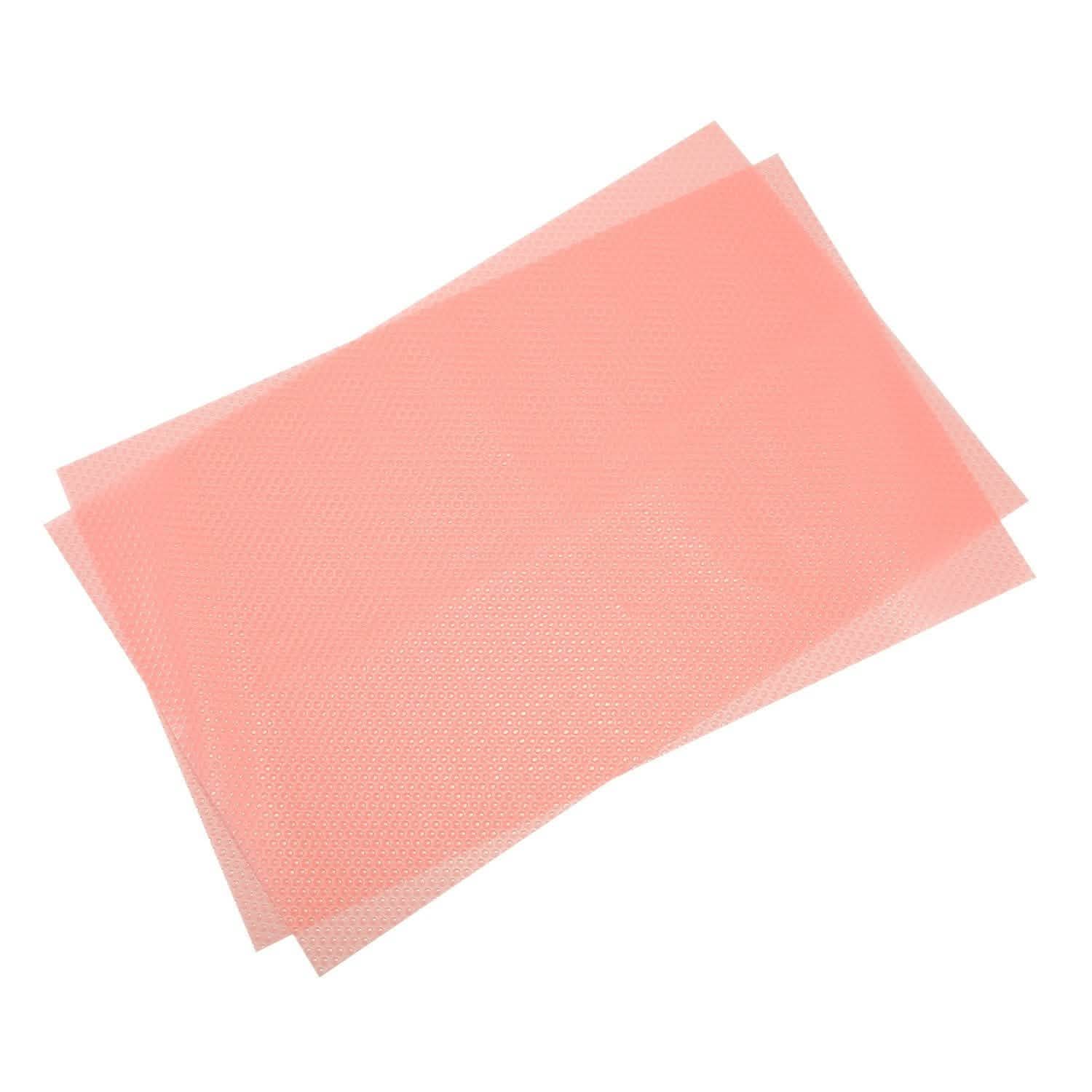 2-Pieces: Easy Clean Fridge Pads Pink Kitchen Storage - Tophatter Daily Deals