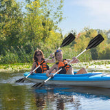 2-Pieces: Kayak Paddles Aluminum Alloy Detachable Canoe Outdoor Recreation - Tophatter Daily Deals