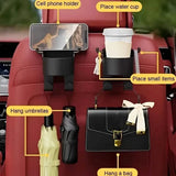 2-Pieces: Multifunctional Car Seat Back Hooks Automotive - Tophatter Daily Deals