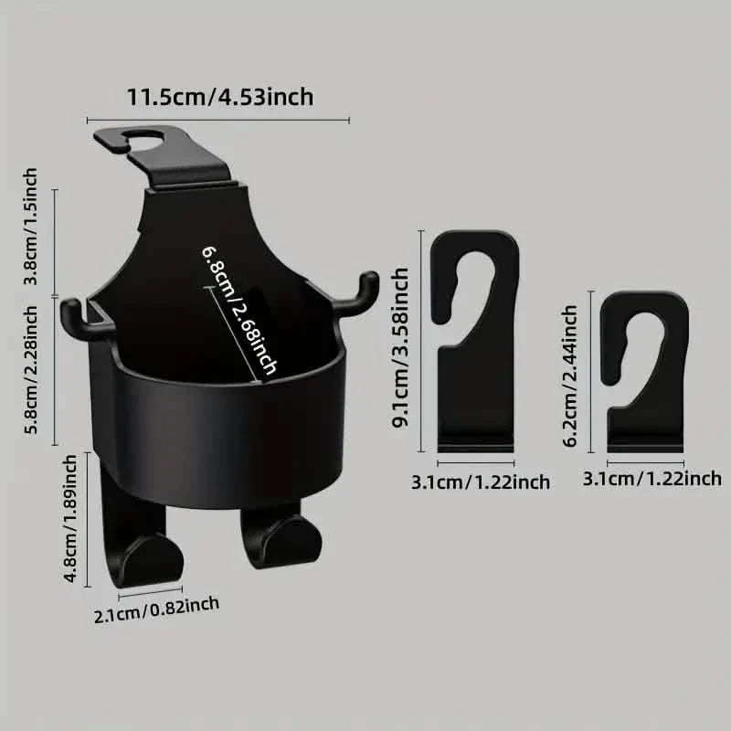 2-Pieces: Multifunctional Car Seat Back Hooks Automotive - Tophatter Daily Deals