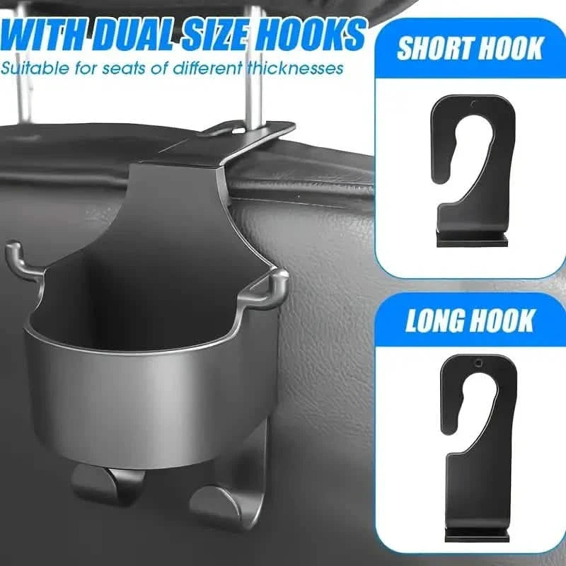 2-Pieces: Multifunctional Car Seat Back Hooks Automotive - Tophatter Daily Deals