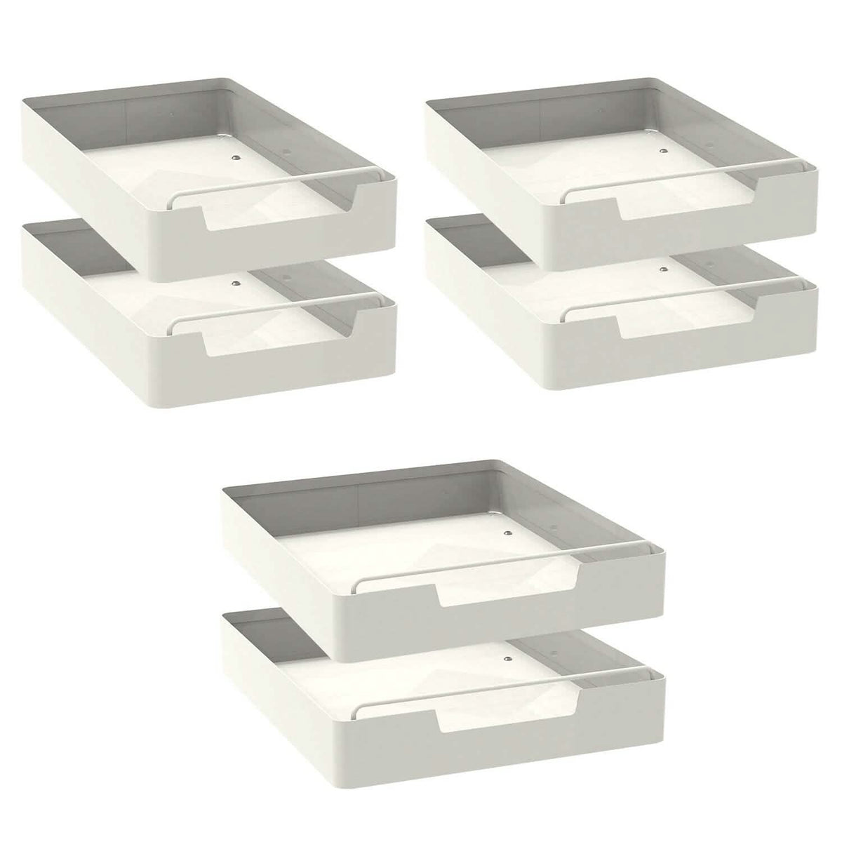 2-Pieces: Pull Out Cabinet Organizers Kitchen Storage - Tophatter Daily Deals