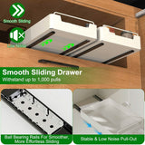 2-Pieces: Pull Out Cabinet Organizers Kitchen Storage - Tophatter Daily Deals