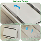 2-Pieces: Pull Out Cabinet Organizers Kitchen Storage - Tophatter Daily Deals