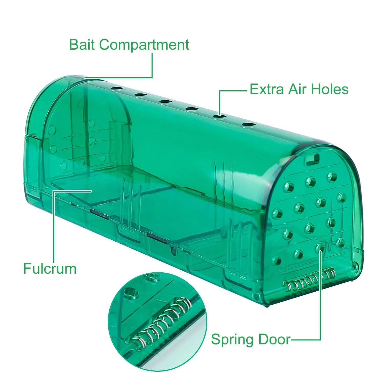 2-Pieces: Reusable Humane Mouse Trap Pest Control - Tophatter Daily Deals