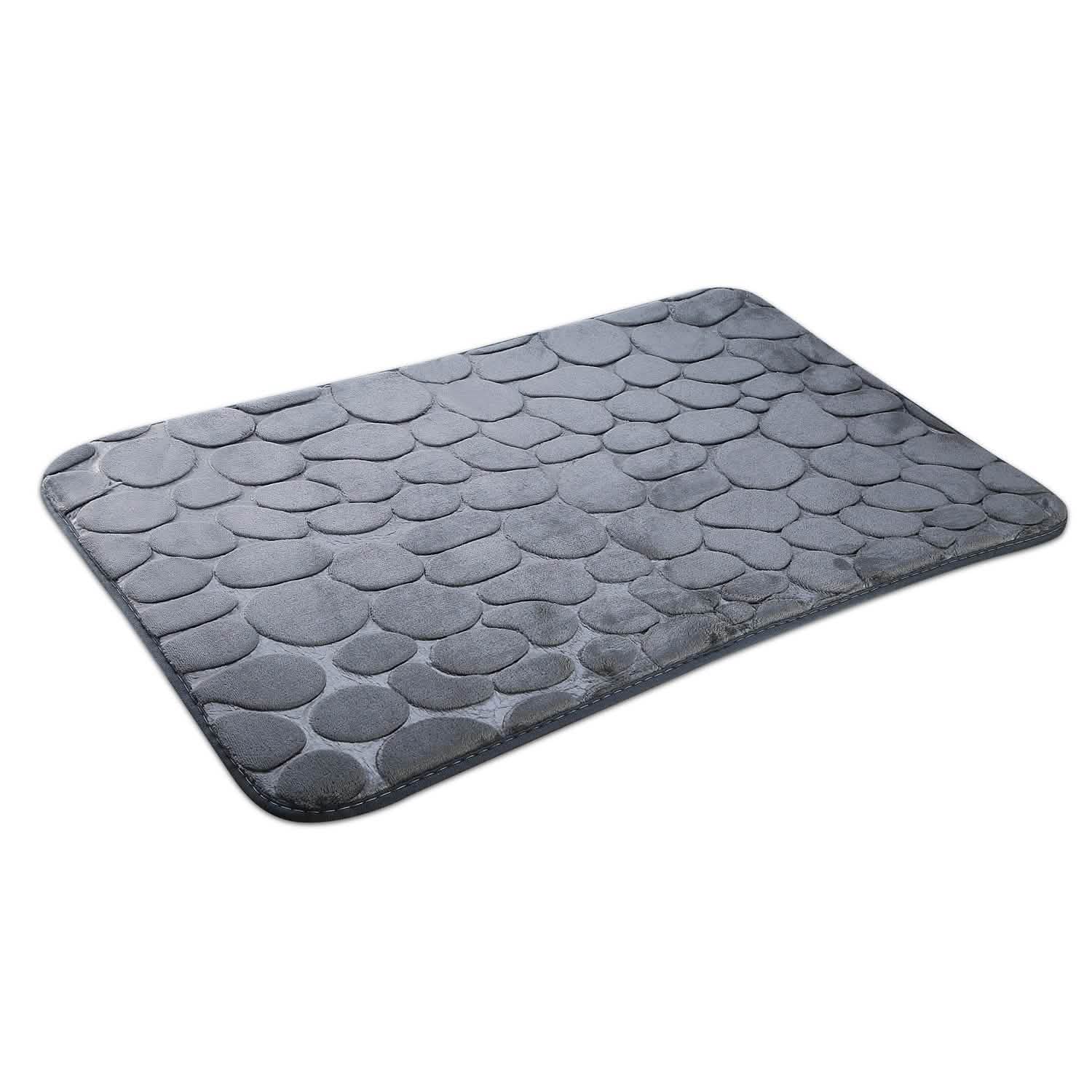 2-Pieces Set: Bathroom Rugs Luxury Flannel Non-Slip Bath - Tophatter Daily Deals