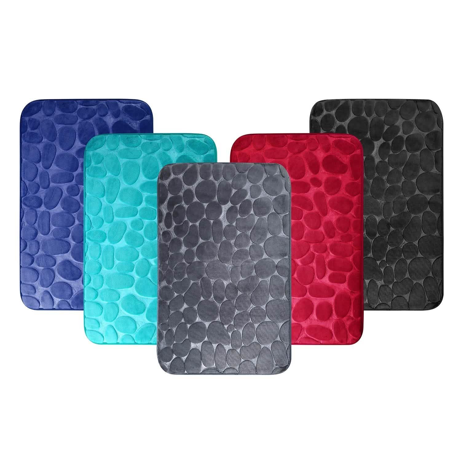 2-Pieces Set: Bathroom Rugs Luxury Flannel Non-Slip Bath - Tophatter Daily Deals