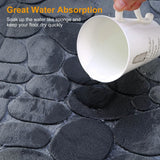 2-Pieces Set: Bathroom Rugs Luxury Flannel Non-Slip Bath - Tophatter Daily Deals