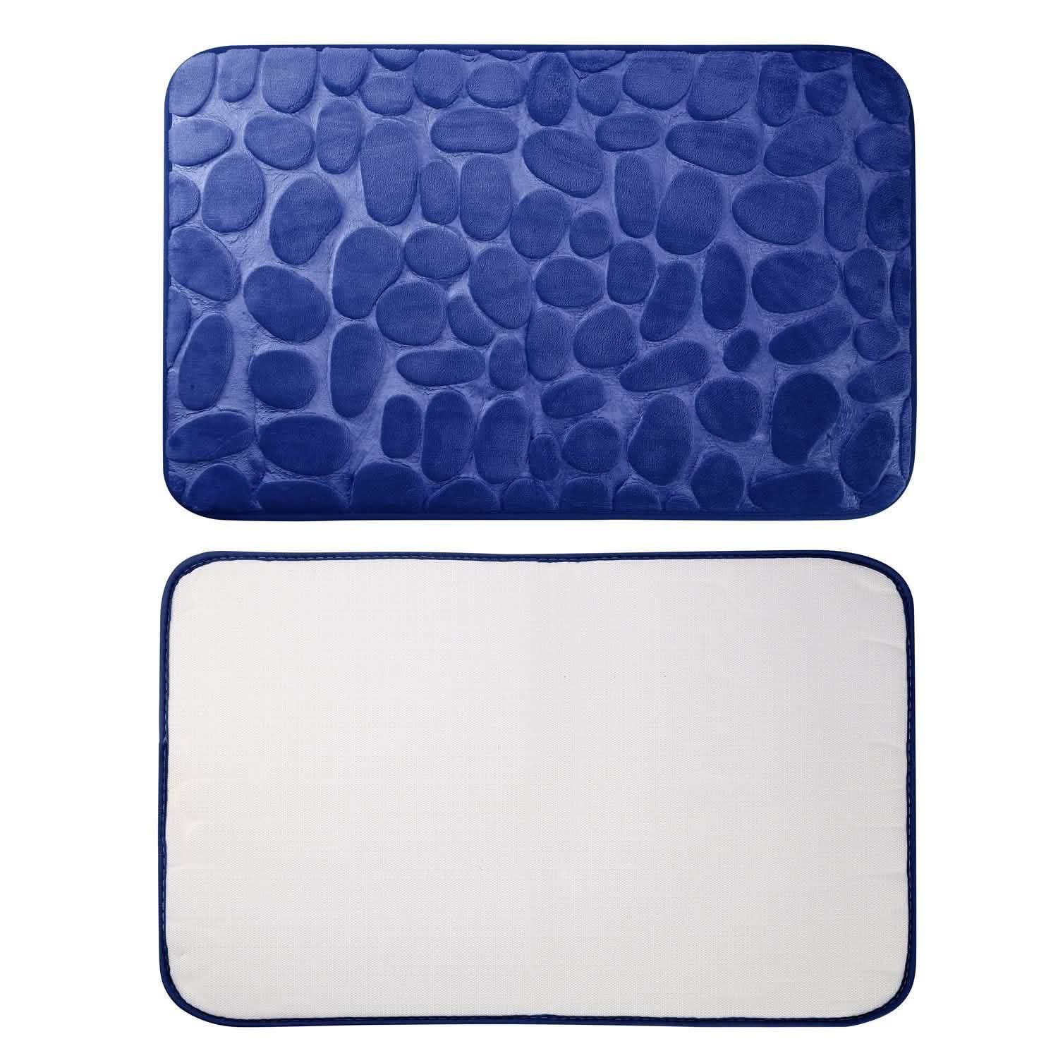2-Pieces Set: Bathroom Rugs Luxury Flannel Non-Slip Bath - Tophatter Daily Deals