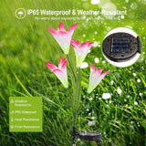 2-Pieces: Solar Garden Lights Outdoor Outdoor Lighting - Tophatter Daily Deals