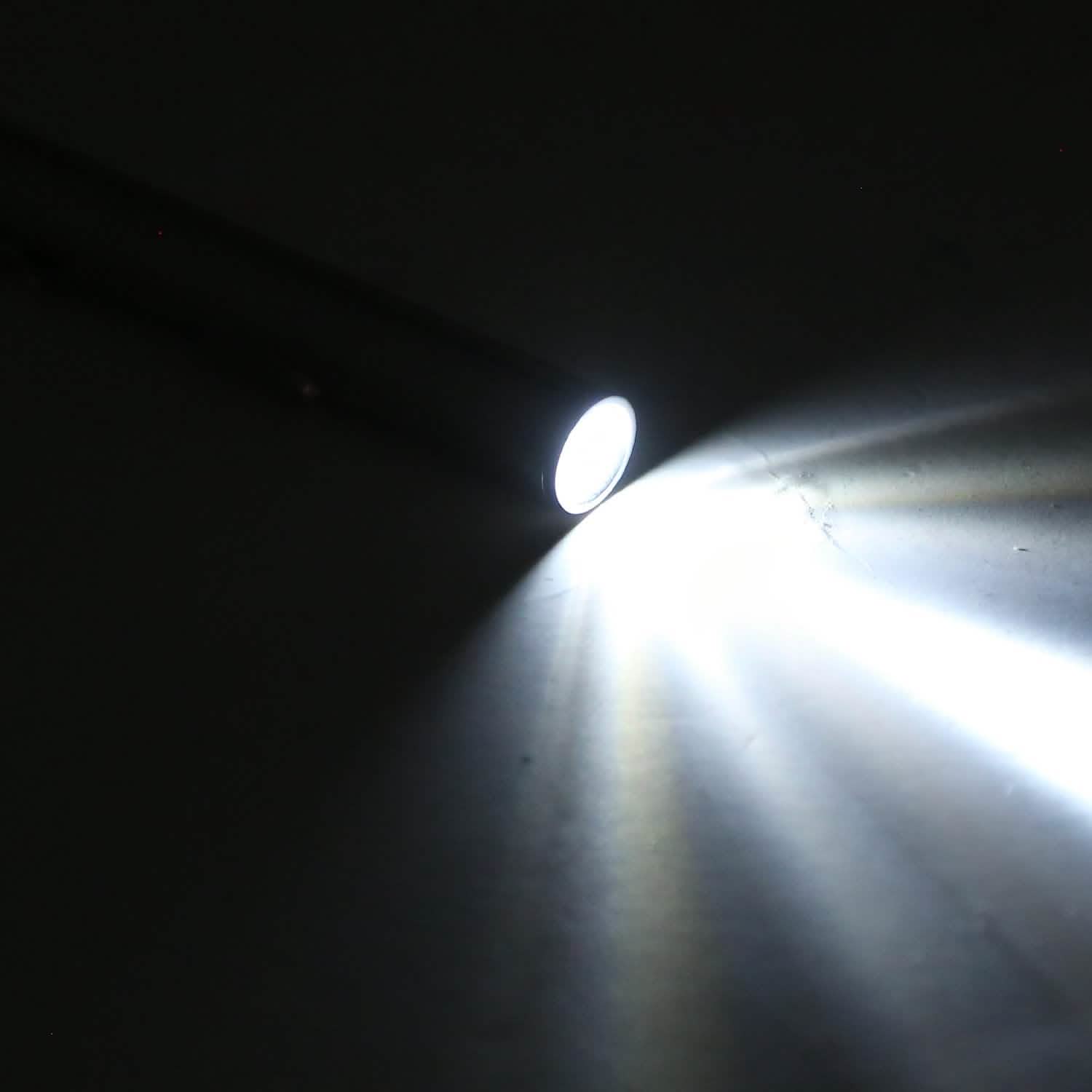 2-Pieces: Stainless Steel Flashlight Repair Water Resistant for Medical Students Outdoor Recreation - Tophatter Daily Deals