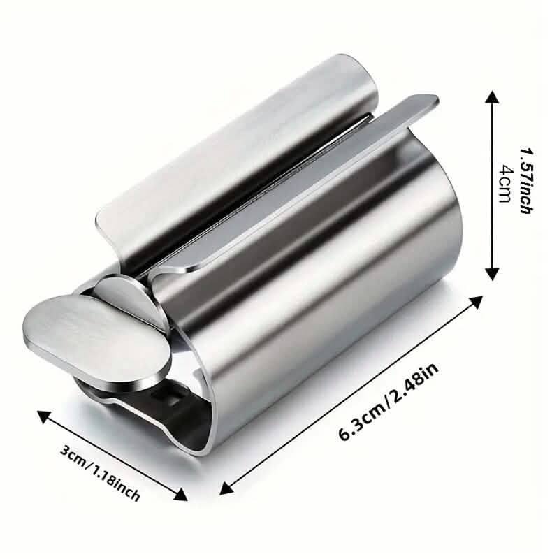 2-Pieces: Stainless Steel Toothpaste Squeezer Bath - Tophatter Daily Deals