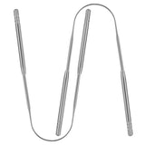 2-Pieces: Tongue Scraper Cleaner Stainless Steel Beauty & Personal Care - Tophatter Daily Deals