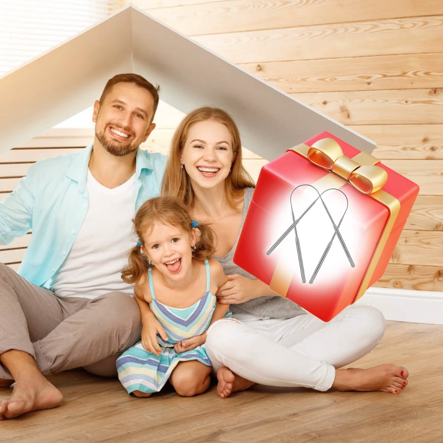 2-Pieces: Tongue Scraper Cleaner Stainless Steel Beauty & Personal Care - Tophatter Daily Deals