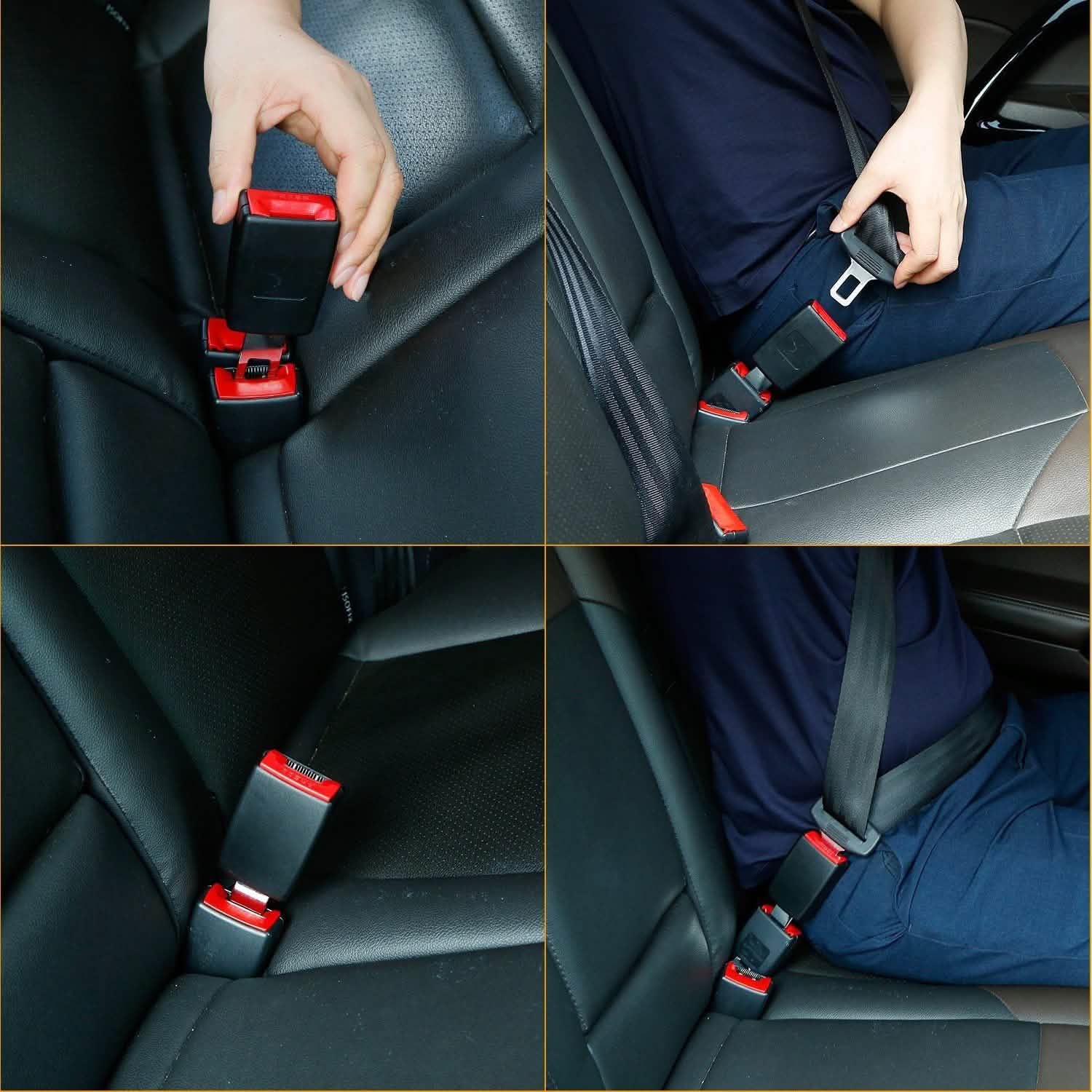 2-Pieces: Universal Car Extension Socket Buckles Automotive - Tophatter Daily Deals