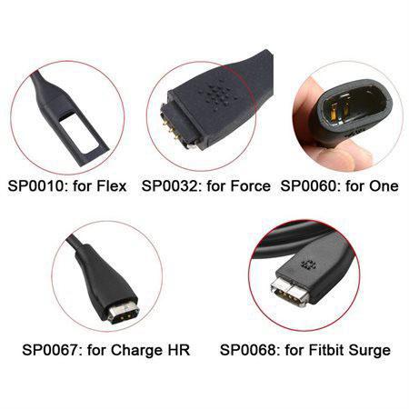 2-Pieces: USB Replacement Charging Cord Cable for Fitbit Charge HR Wristband Wireless Activity Tracker Charging Cable - Tophatter Daily Deals