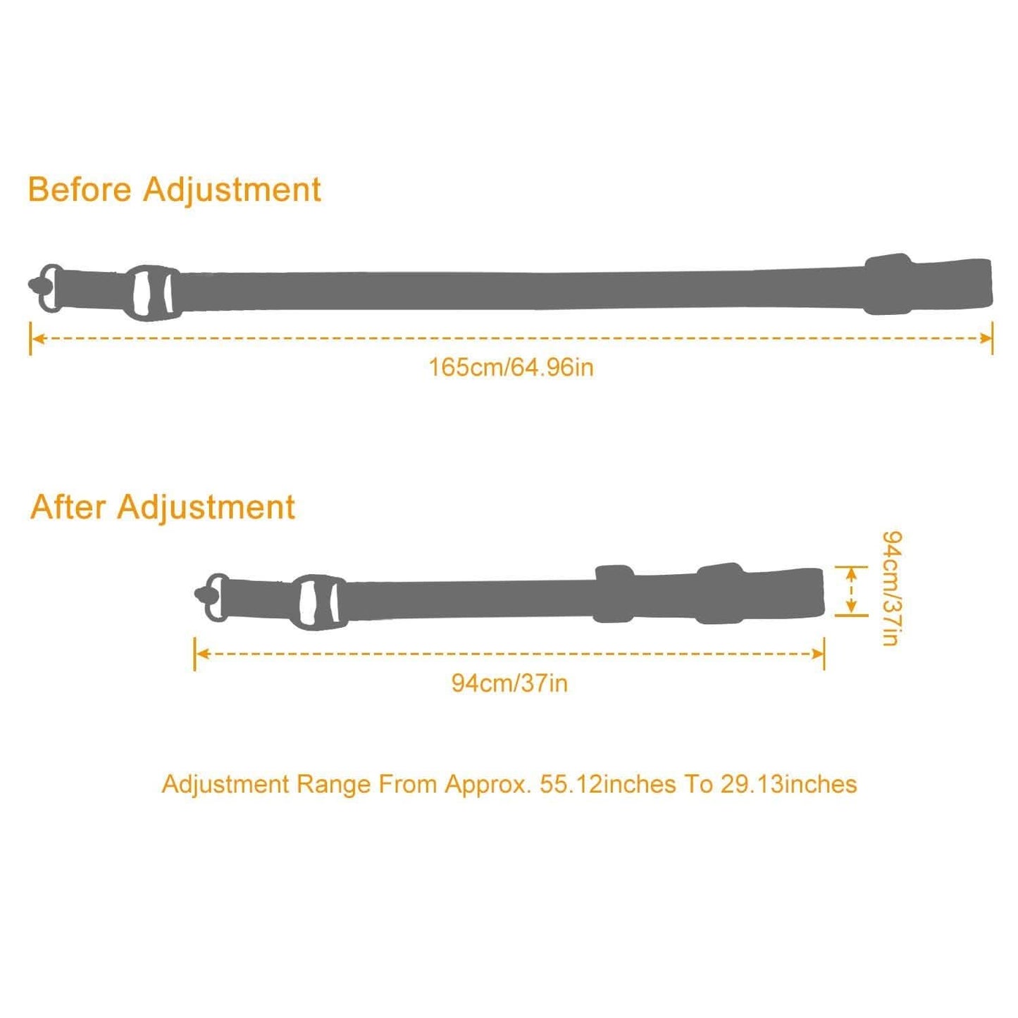2-Point Adjustable Rifle Gun Sling Tactical & Self Defense - Tophatter Daily Deals