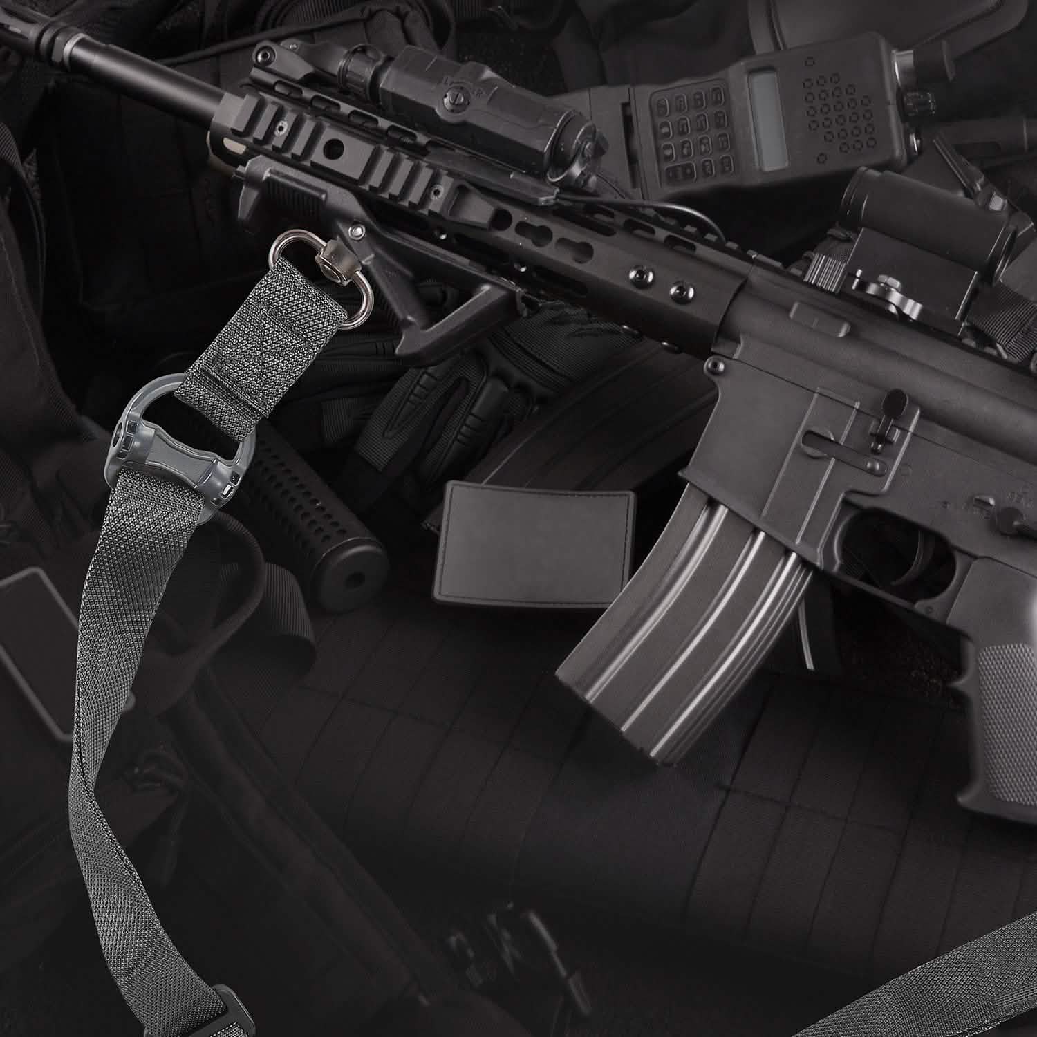 2-Point Adjustable Rifle Gun Sling Tactical & Self Defense - Tophatter Daily Deals