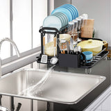 2-Tier Dish Drying Rack Kitchen Storage - Tophatter Daily Deals