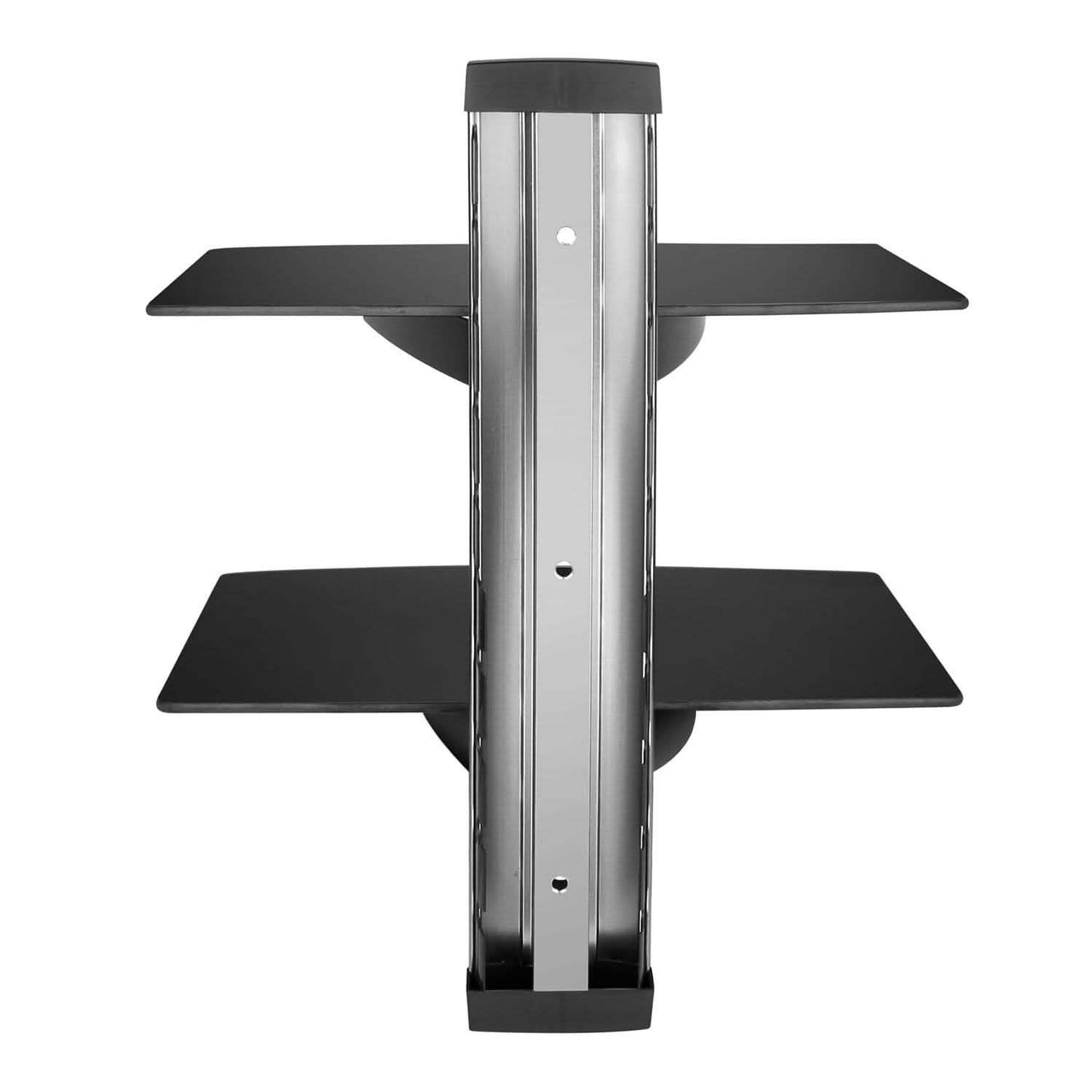 2 Tier Dual Glass Shelf Wall Mount TV & Video - Tophatter Daily Deals