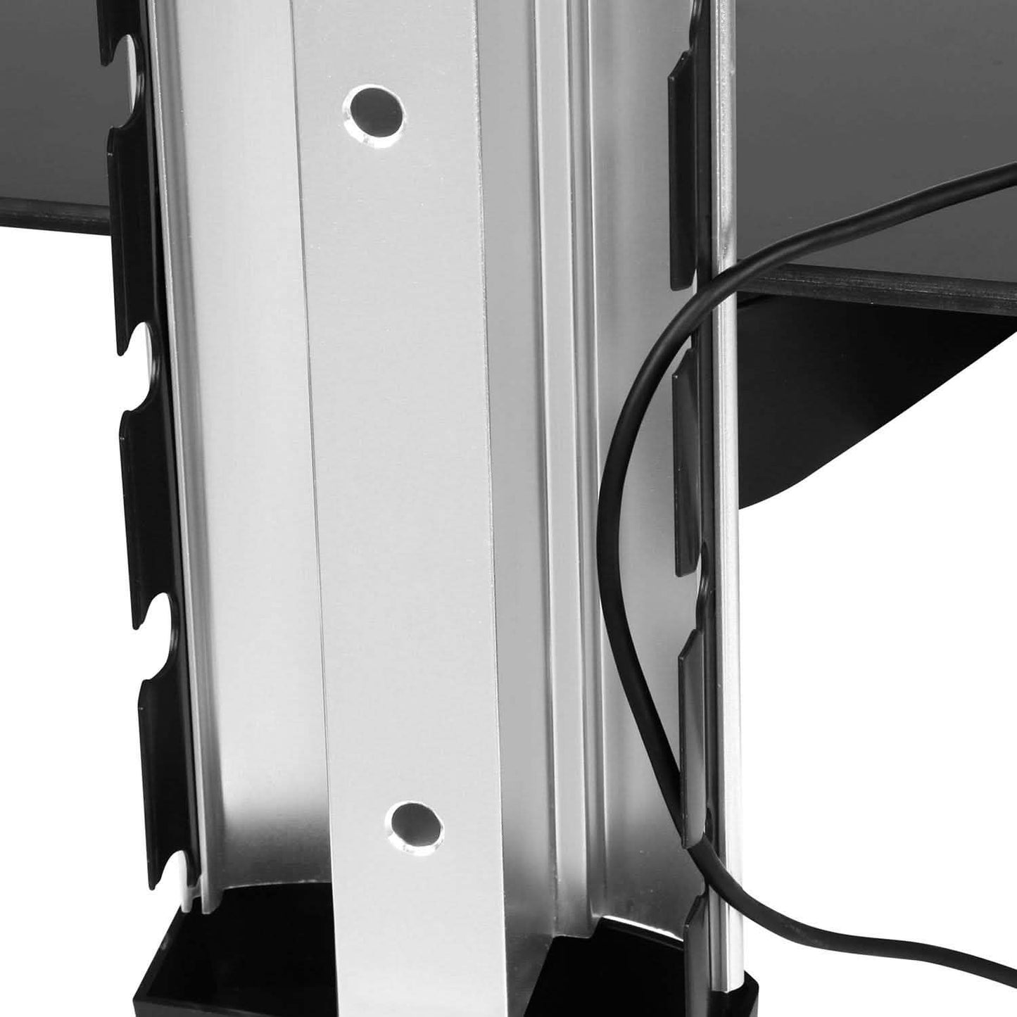 2 Tier Dual Glass Shelf Wall Mount TV & Video - Tophatter Daily Deals