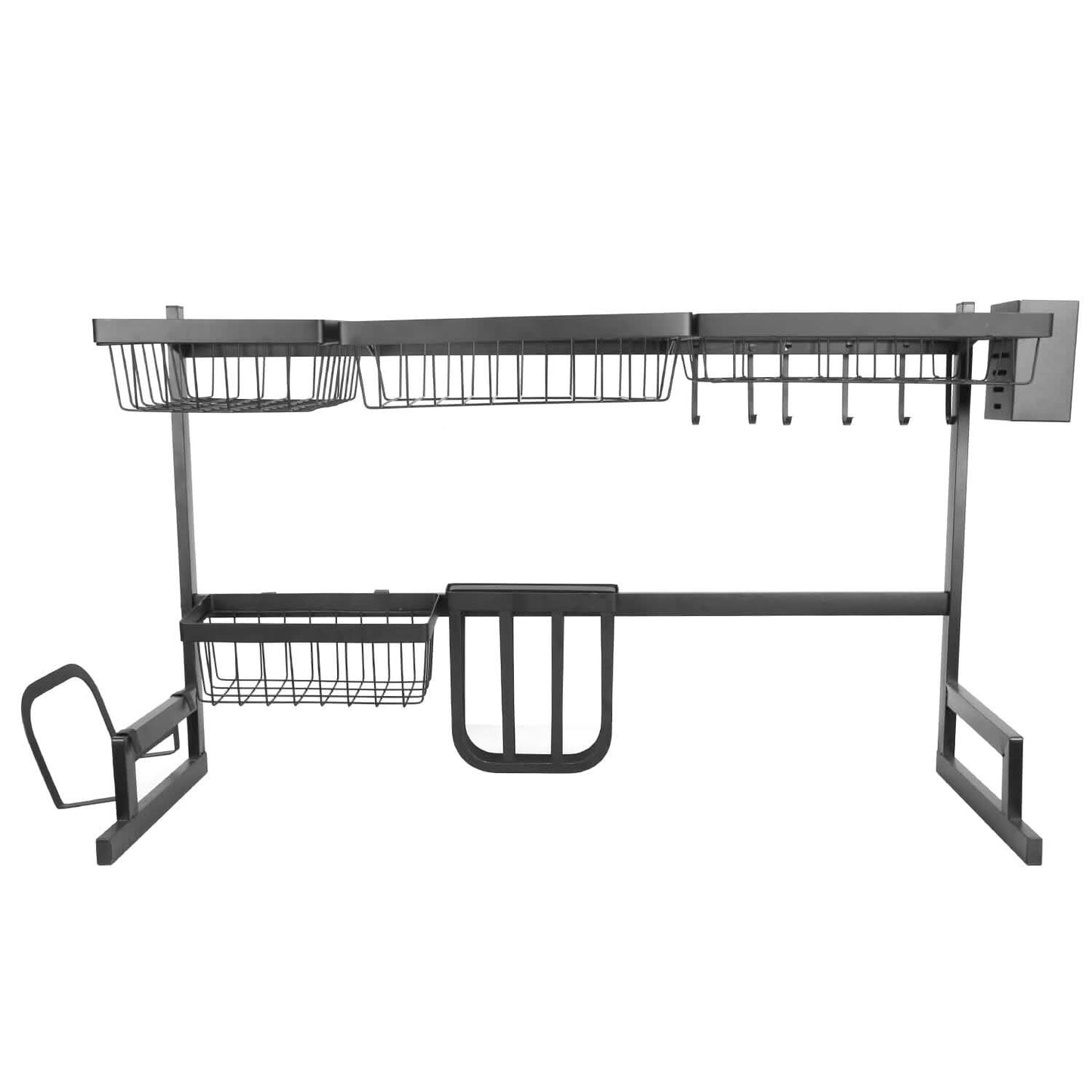 2-Tier Over the Sink Dish Drying Rack Kitchen Storage - Tophatter Daily Deals