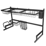 2-Tier Over the Sink Dish Drying Rack Kitchen Storage - Tophatter Daily Deals