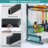 2-Tier Over the Sink Dish Drying Rack Kitchen Storage - Tophatter Daily Deals