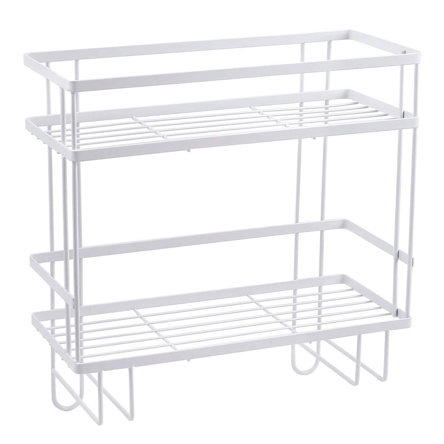 2-Tier Over the Toilet Storage Shelf Rack Bath - Tophatter Daily Deals