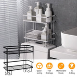 2-Tier Over the Toilet Storage Shelf Rack Bath - Tophatter Daily Deals