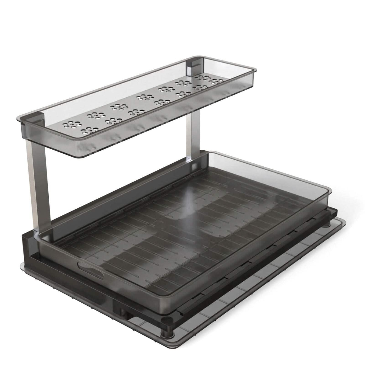 2-Tier Pull Out Under Sink Organizer Kitchen Storage - Tophatter Daily Deals