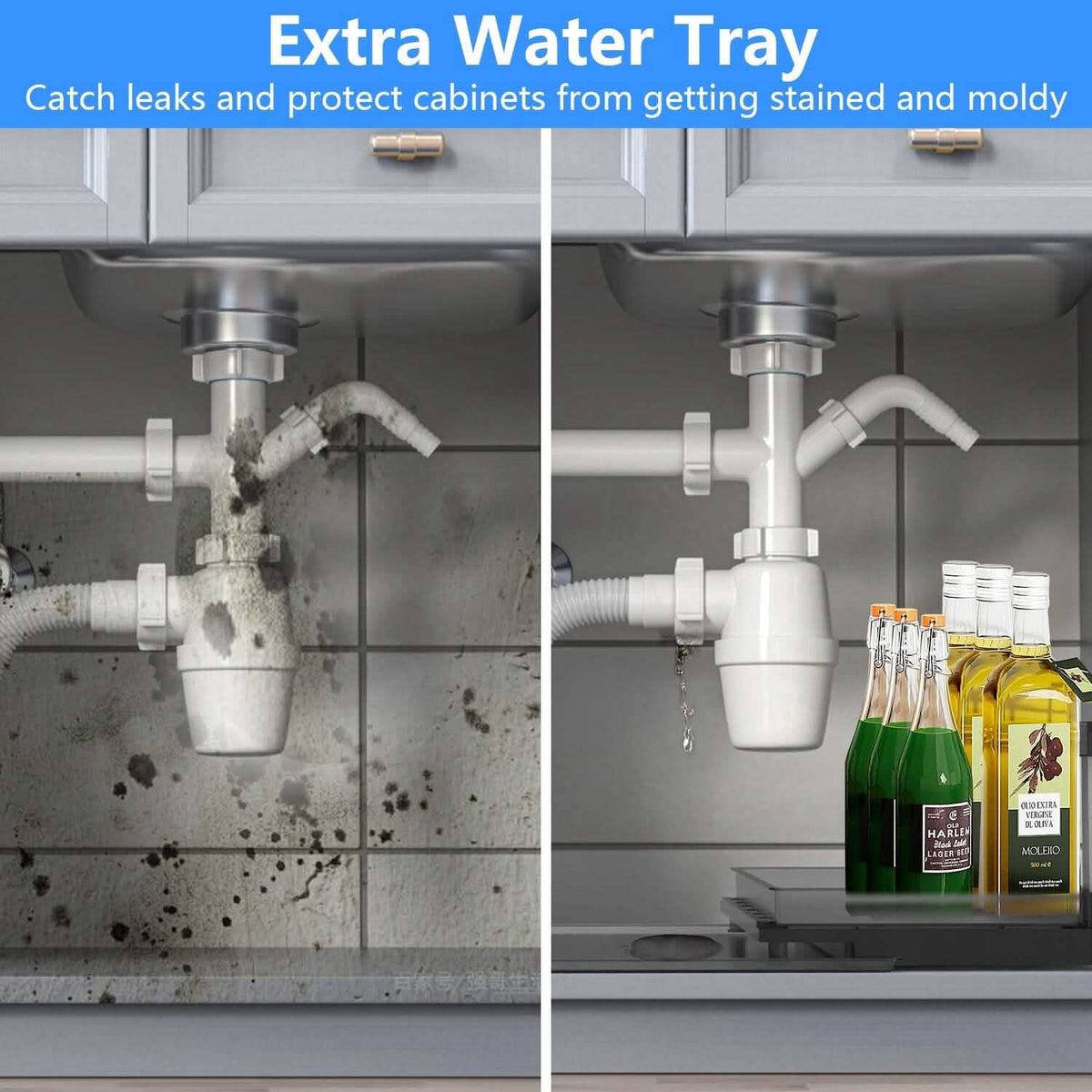 2-Tier Pull Out Under Sink Organizer Kitchen Storage - Tophatter Daily Deals