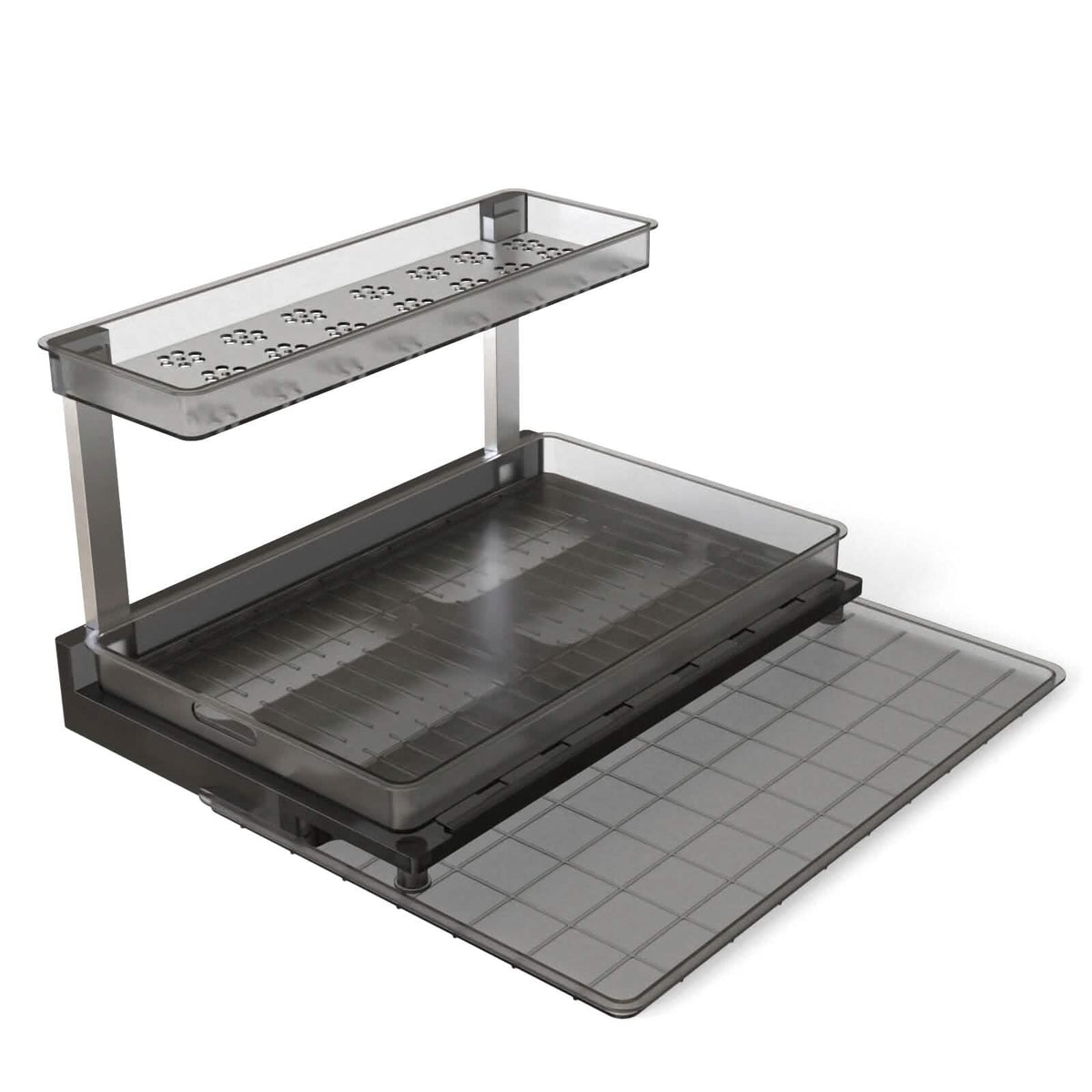 2-Tier Pull Out Under Sink Organizer Kitchen Storage - Tophatter Daily Deals