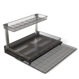 2-Tier Pull Out Under Sink Organizer Kitchen Storage - Tophatter Daily Deals
