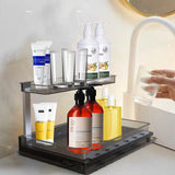 2-Tier Pull Out Under Sink Organizer Kitchen Storage - Tophatter Daily Deals