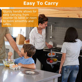 2-Tier Serving Tray Round Farmhouse Kitchen Kitchen Storage - Tophatter Daily Deals