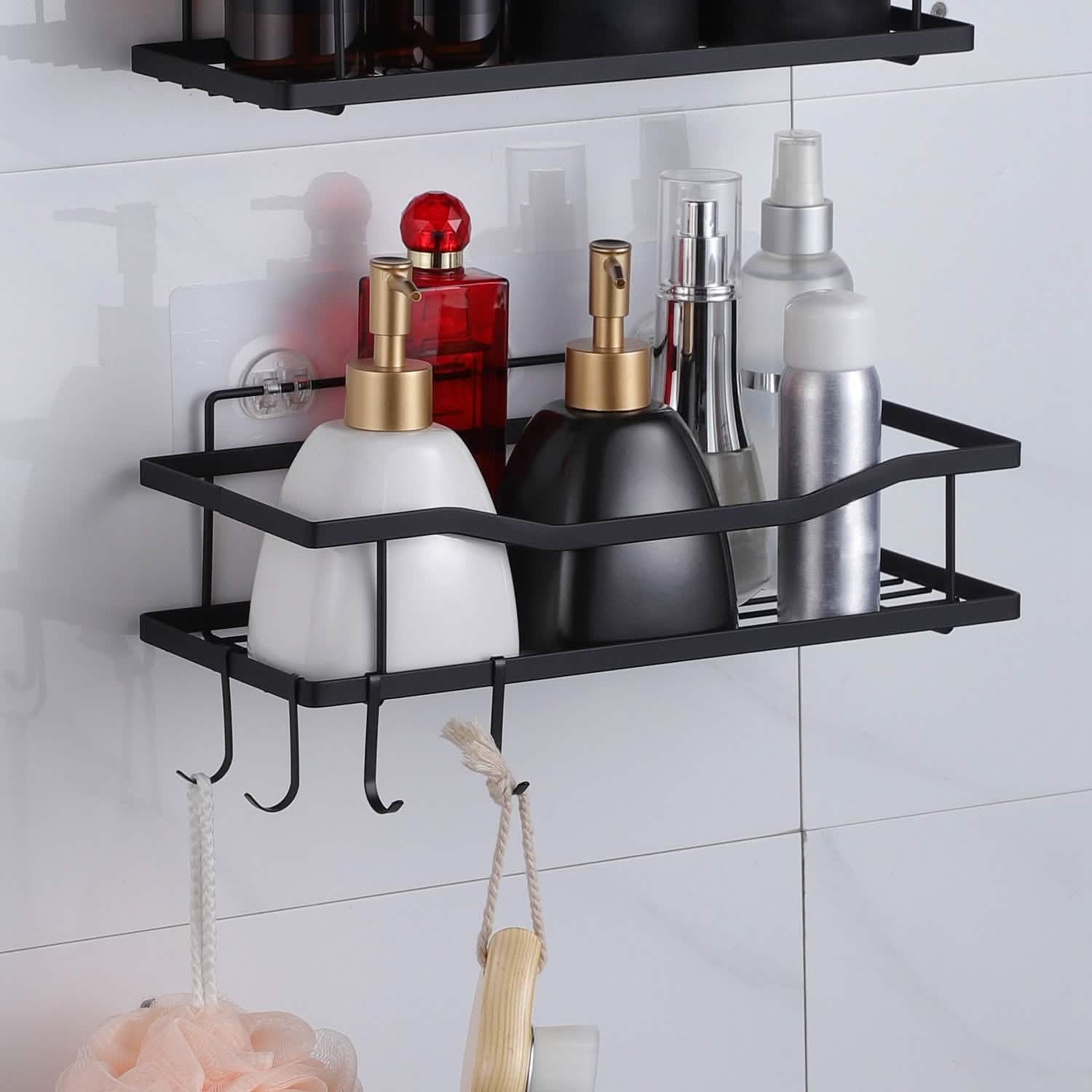 2-Tier Shower Caddy Shelf Holder Bath - Tophatter Daily Deals