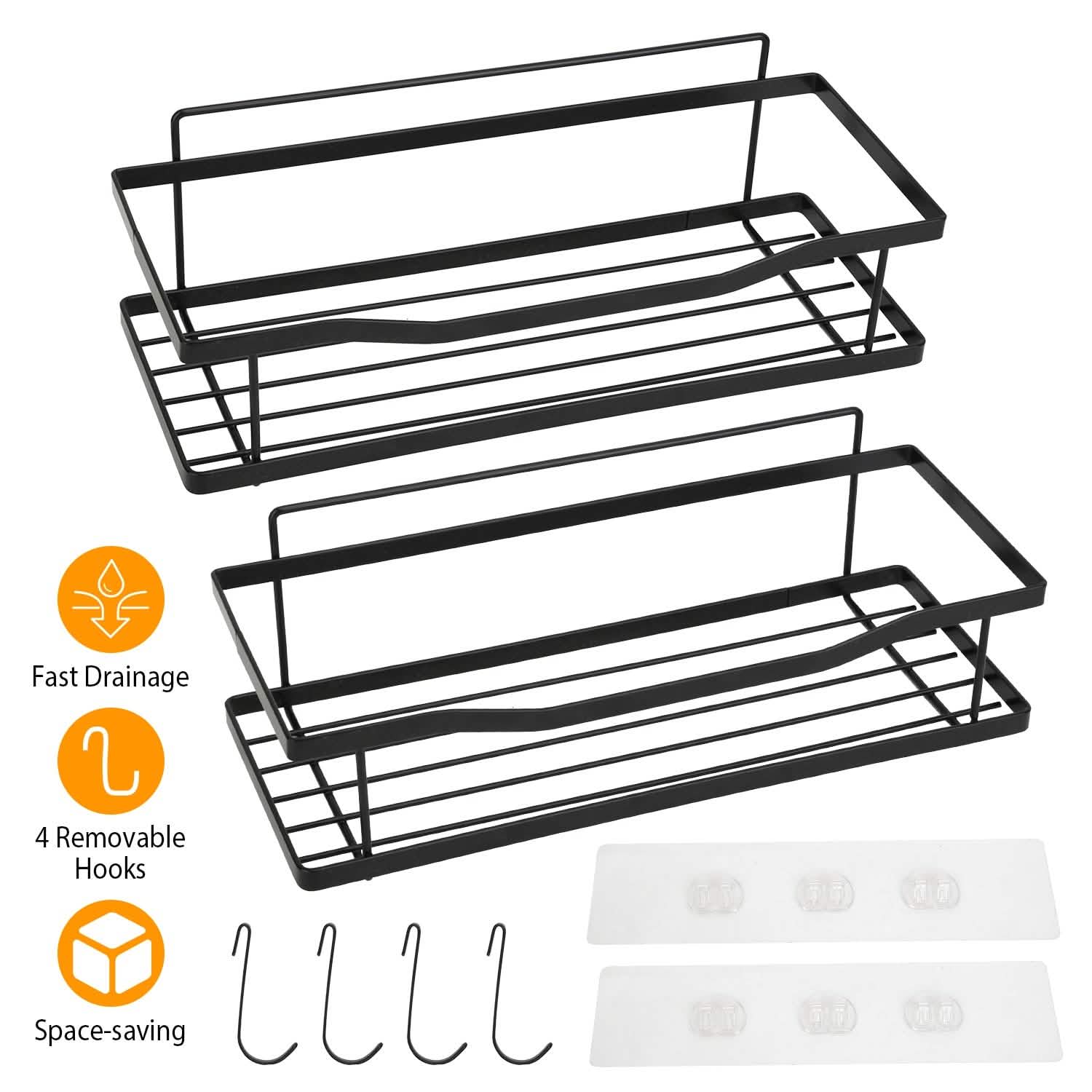 2-Tier Shower Caddy Shelf Holder Bath - Tophatter Daily Deals