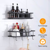 2-Tier Shower Caddy Shelf Holder Bath - Tophatter Daily Deals