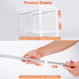 2-Tier Under Sink Organizer Retractable Space Saving Storage Kitchen Storage - Tophatter Daily Deals