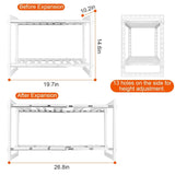 2-Tier Under Sink Organizer Retractable Space Saving Storage Kitchen Storage - Tophatter Daily Deals