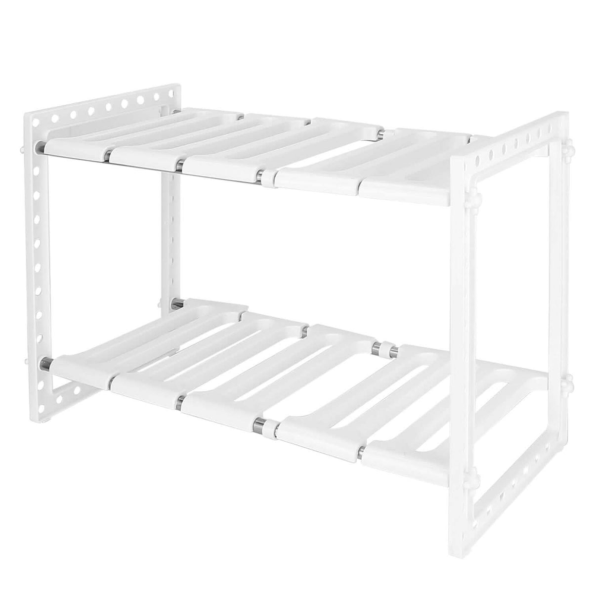 2-Tier Under Sink Organizer Retractable Space Saving Storage Kitchen Storage - Tophatter Daily Deals