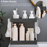 2-Tier Under Sink Shelf Organizer Storage & Organization - Tophatter Daily Deals