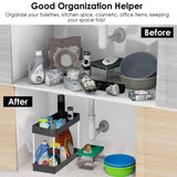 2-Tier Under Sink Shelf Organizer Storage & Organization - Tophatter Daily Deals