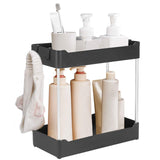 2-Tier Under Sink Shelf Organizer Storage & Organization - Tophatter Daily Deals