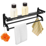 2-Tier Wall Mounted Towel Rack Bath - Tophatter Daily Deals