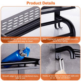 2-Tier Wall Mounted Towel Rack Bath - Tophatter Daily Deals